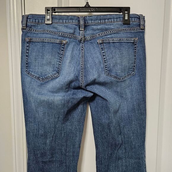 Gap Jeans Women’s 14R (35x30.5) Long & Lean Stretch Blue Denim Mid Rise Bootcut - Picture 8 of 9